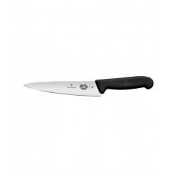 Victorinox Fibrox Nóż kuchenny, szerokie ostrze, 19 cm, czarny 