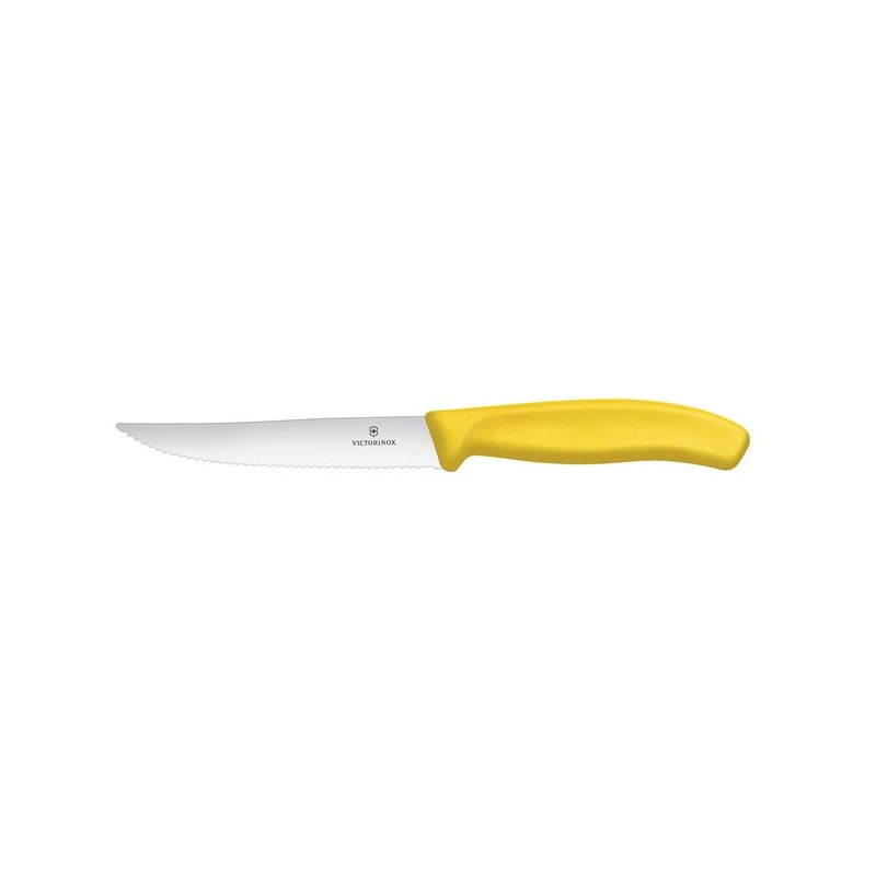 Victorinox Swiss Classic Nóż do pizzy, ząbkowany, ostry czubek, żółty 