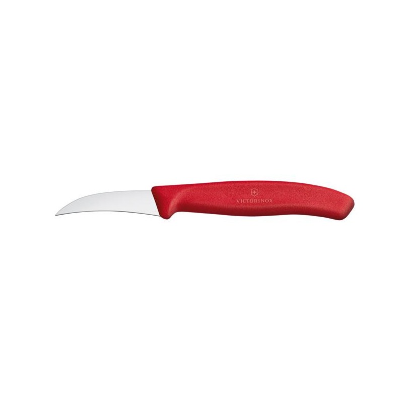 Victorinox Swiss Classic Nóż do jarzyn, zagięty, 60mm, czerwony 