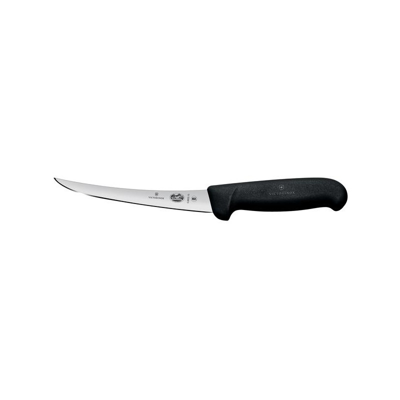 Victorinox Fibrox Nóż do trybowania 15 cm, czarny 