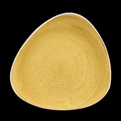  Talerz trójkątny Stonecast Mustard Seed Yellow  265 mm