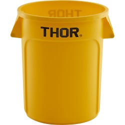 Pojemnik uniwersalny na odpadki, Thor, żółty, V 75 l