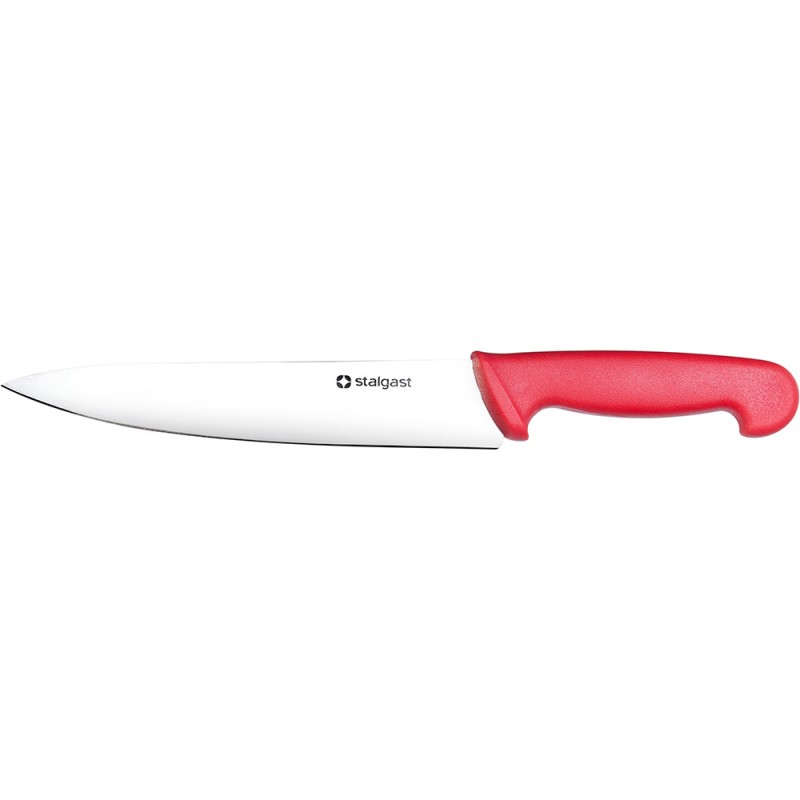 Нож кухонный, HACCP, красный, L 220 мм