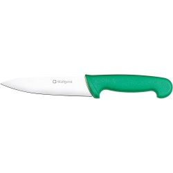 Нож кухонный, HACCP, зеленый, L 220 мм