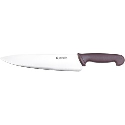 Nóż kuchenny, HACCP, brązowy, L 250 mm