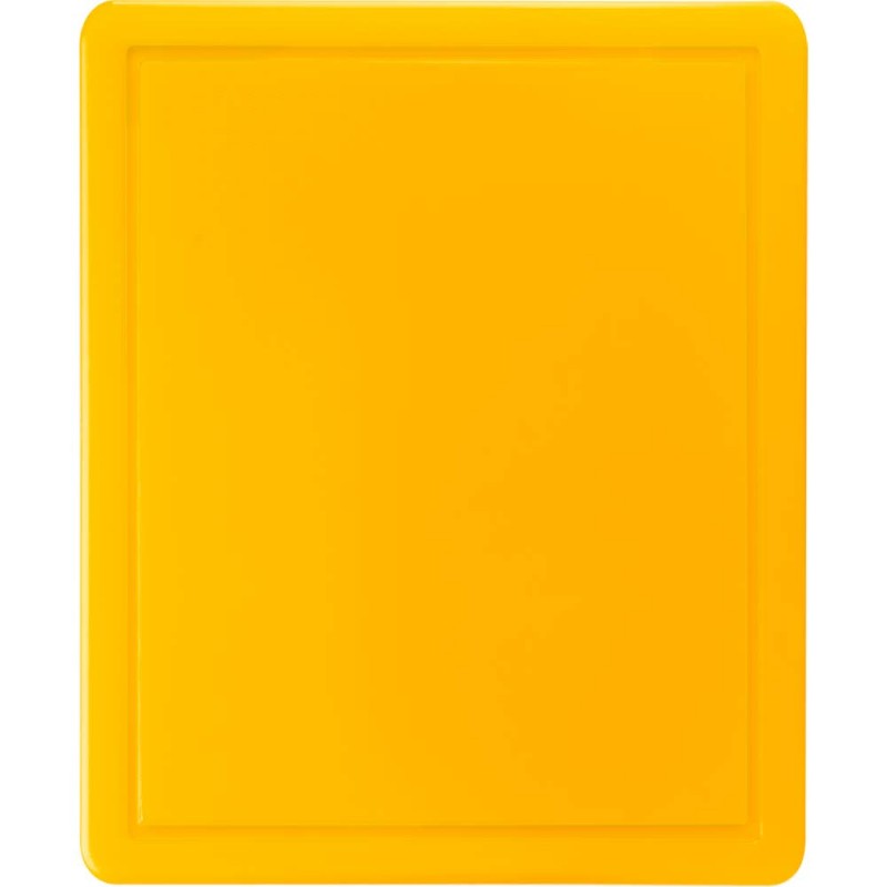 Доска разделочная, желтая, HACCP, 600x400x18 мм