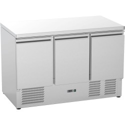 Холодильный стол 3-дверный, холодильный агрегат внизу, V 368 л