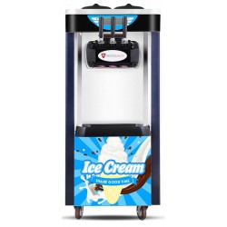 Maszyna do lodów włoskich | automat do lodów soft | nocne chłodzenie | 2 smaki + mix | 2x5,8l
