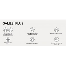 Piec konwekcyjno-parowy PF7706 | Galilei Plus | 7xGN1/1 | sonda | manualny | 10,5kW