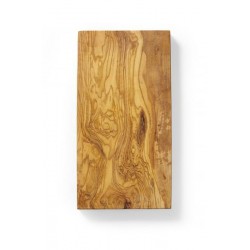Deska do serwowania z drewna oliwnego, prostokątna 350x180x(H)18