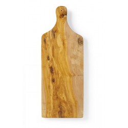 Deska do serwowania z drewna oliwnego, z uchwytem 600x200x(H)18