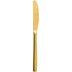 Nóż stołowy, złoty, BCN, L 221 mm - 353180