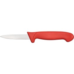 Nóż do obierania, HACCP, czerwony, L 90 mm - 283091