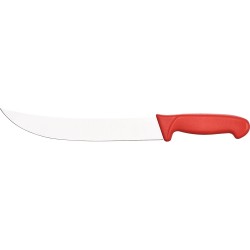 Nóż rzeźniczy, HACCP, czerwony, L 250 mm - 284311