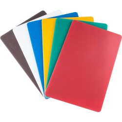 Deska do krojenia, czerwona, HACCP, 450x300 mm - 341451