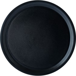 Taca laminowana, czarna, matowa, Ø 330 mm - 414333