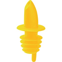 Korek z rurką plastikowy żółty - 475972