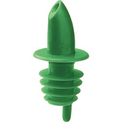 Korek z rurką plastikowy zielony - 475977