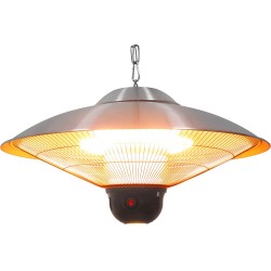 Lampa grzewcza wisząca ze zdalnym sterowaniem i oświetleniem LED, P 2.1 kW - 692310