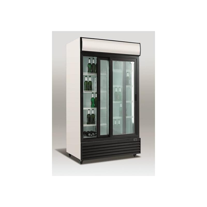 Szafa chłodnicza przeszklona RQ1100SL | 1000l | drzwi przesuwne (SD1001SL)
