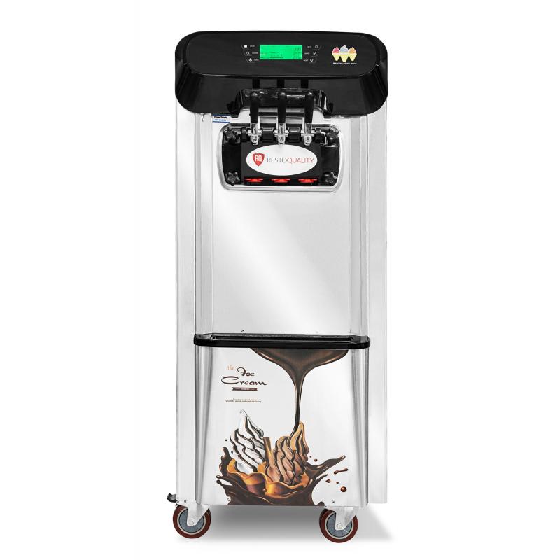 Maszyna do lodów włoskich | automat do lodów soft | 2 smaki + mix | nocne chłodzenie | wolnostojąca | 2x5,8l | RQX208CR