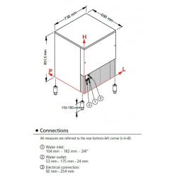 Kostkarko-grudkarka do lodu Frozen Stone | 140 kg/24h | system chłodzenia powietrzem | SLT270A