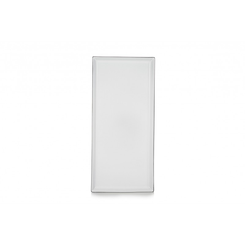 Talerz prostokątny Equinoxe biały 32x15 cm