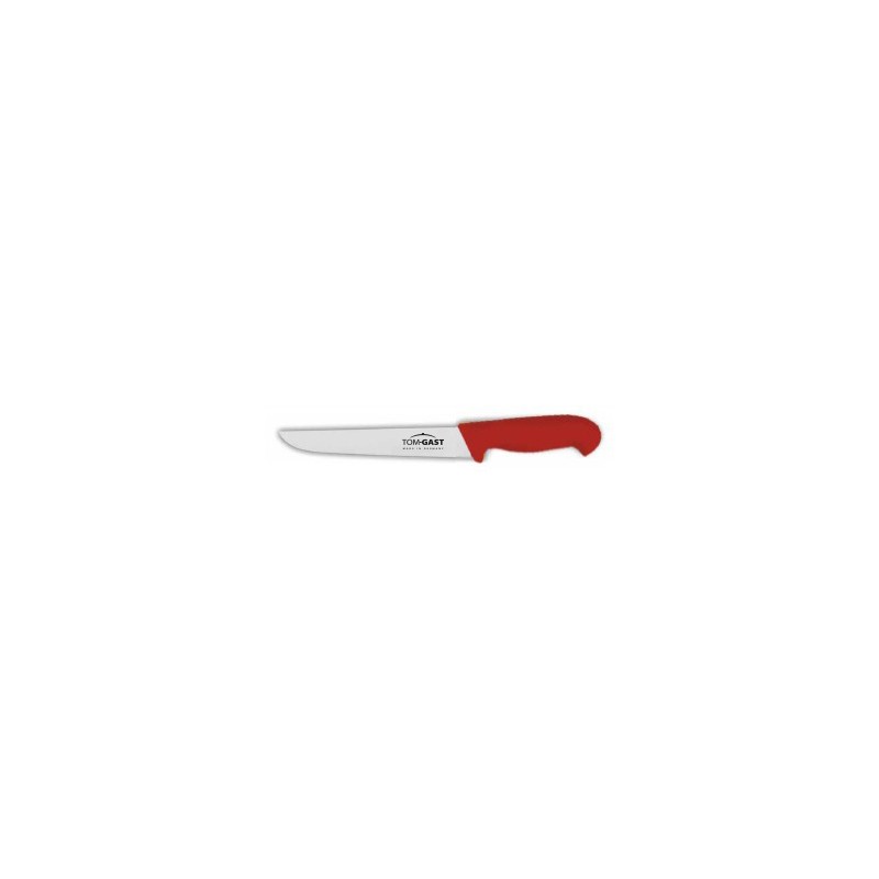 Nóż masarski dł. 24 cm czerwony