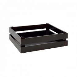 SUPER BOX  pojemnik drewniany GN1/2 czarny
