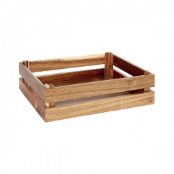 SUPER BOX  pojemnik drewniany GN1/2 akacja