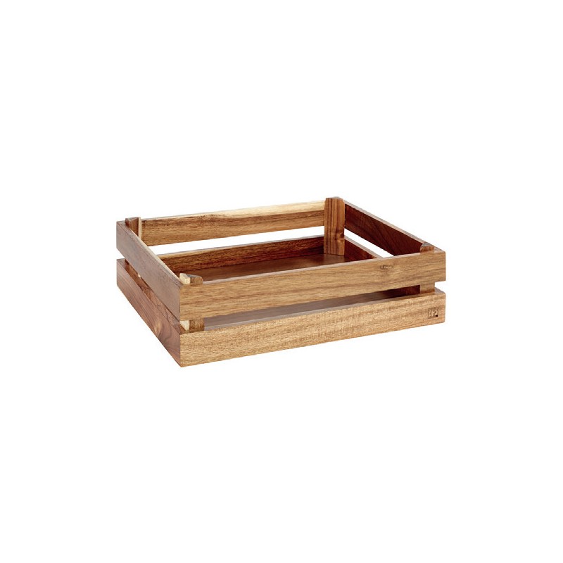SUPER BOX  pojemnik drewniany GN1/2 akacja