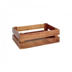 SUPER BOX  pojemnik drewniany GN1/4 akacja