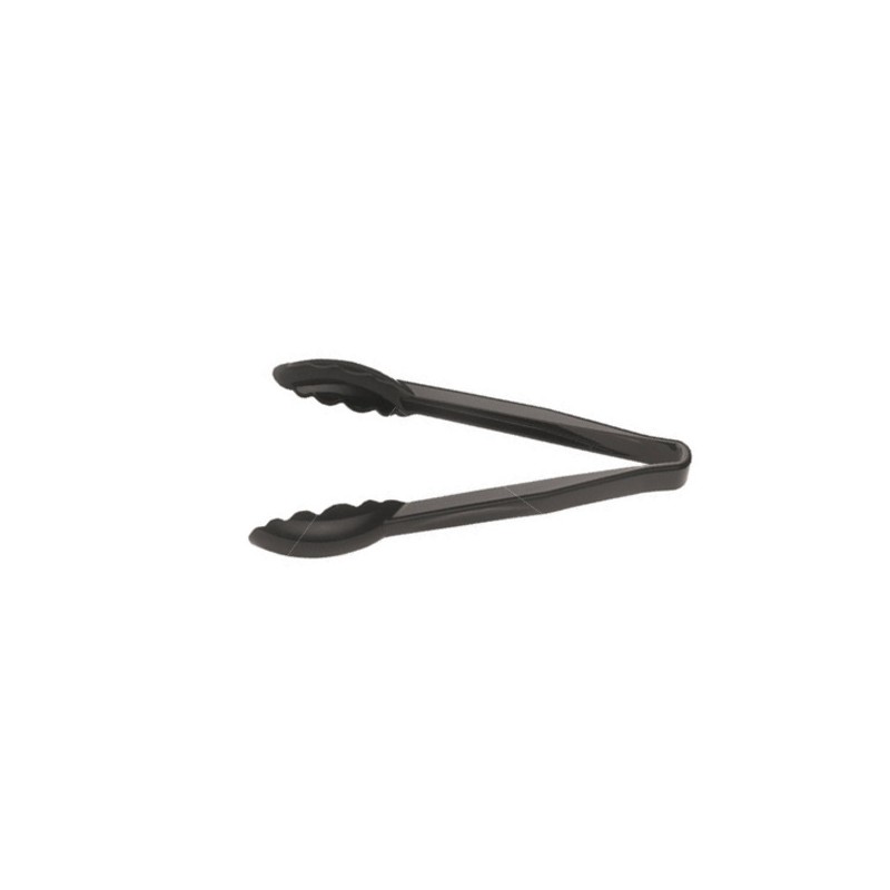 CAMBRO szczypce łyżkowate z poliwęglanu 15cm czarne
