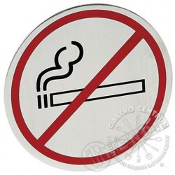 Tabliczka informacyjna na drzwi Zakaz palenia śr 75 mm - 663790