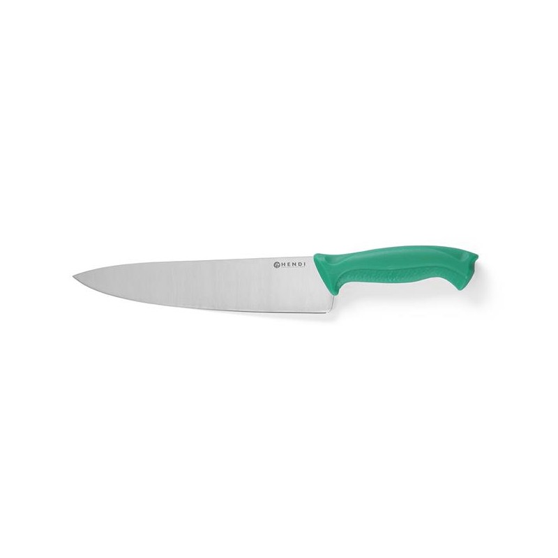 Nóż kucharski HACCP - 240 mm, zielony 