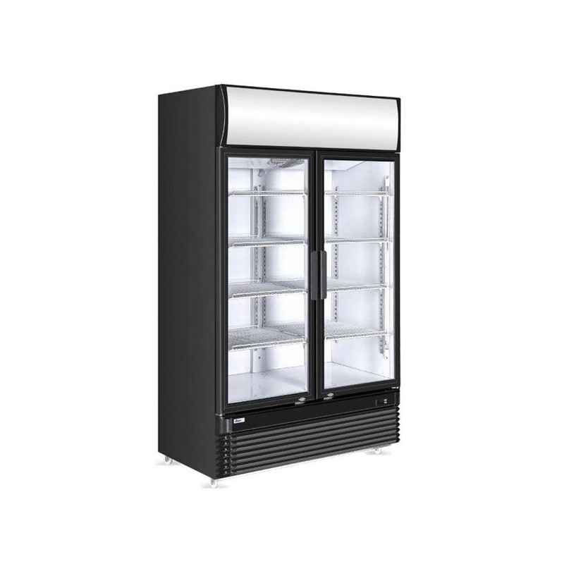 Witryna chłodnicza z podświetlanym panelem 2-drzwiowa 750 l 